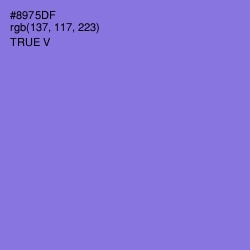 #8975DF - True V Color Image